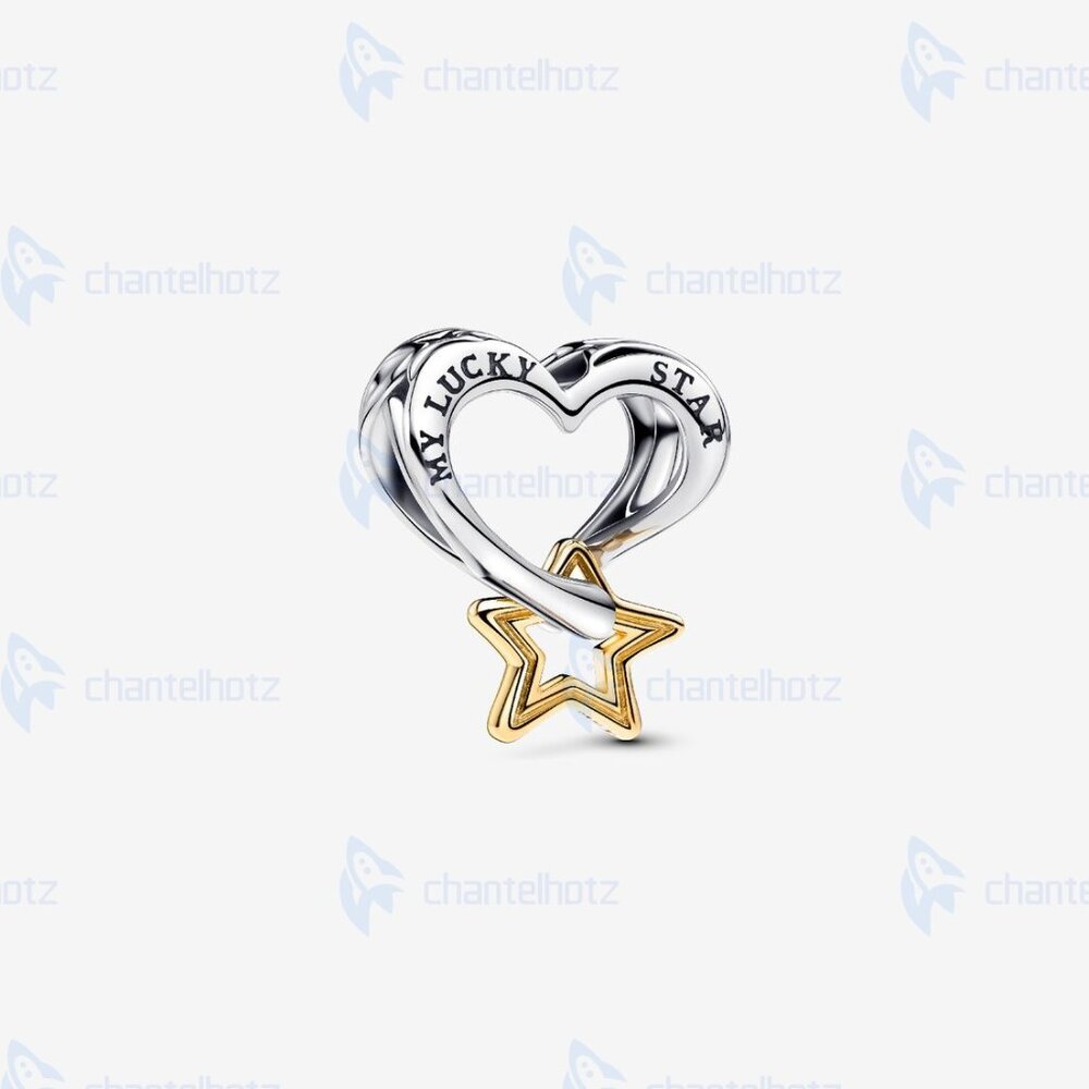 Pandora Lucky Star & Heart Charm